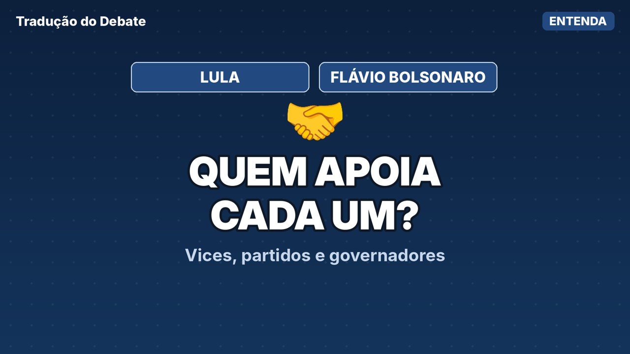 Quem apoia cada candidato: partidos, governadores e 1º turno